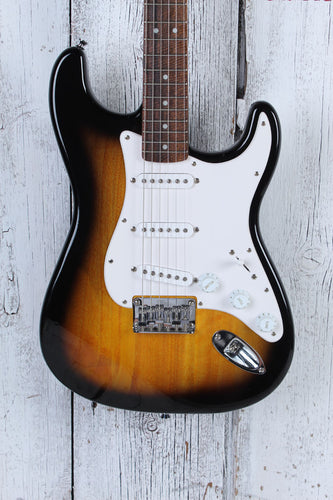 Fender Squier 2021 Bullet Stratocaster HT Electric Guitar Brown Sunburst Finish