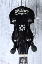 Load image into Gallery viewer, Washburn Americana Series B10 5 String Resonator Back Banjo Gloss Sunburst