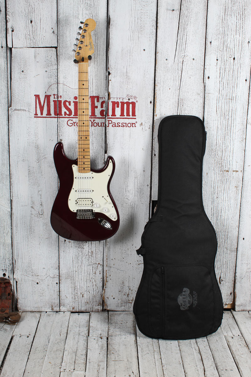 Fender 1999 Standard Strat HSS Electric Guitar Midnight Wine with Gig Bag Secondary image