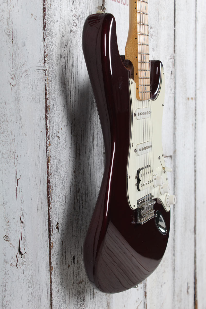 Fender 1999 Standard Strat HSS Electric Guitar Midnight Wine with Gig Bag