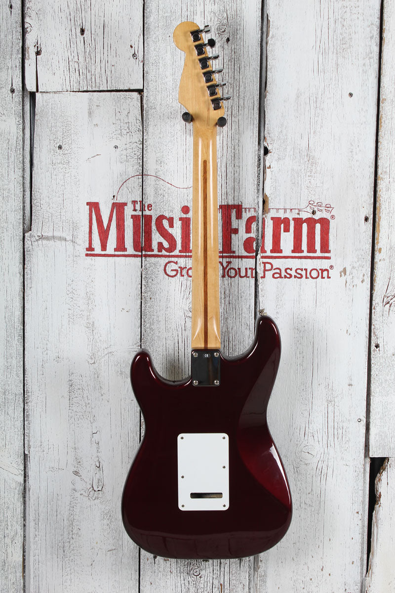Fender 1999 Standard Strat HSS Electric Guitar Midnight Wine with Gig Bag
