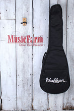 Load image into Gallery viewer, Washburn AB5 4 String Cutaway Acoustic Electric Bass Guitar Natural with Gig Bag