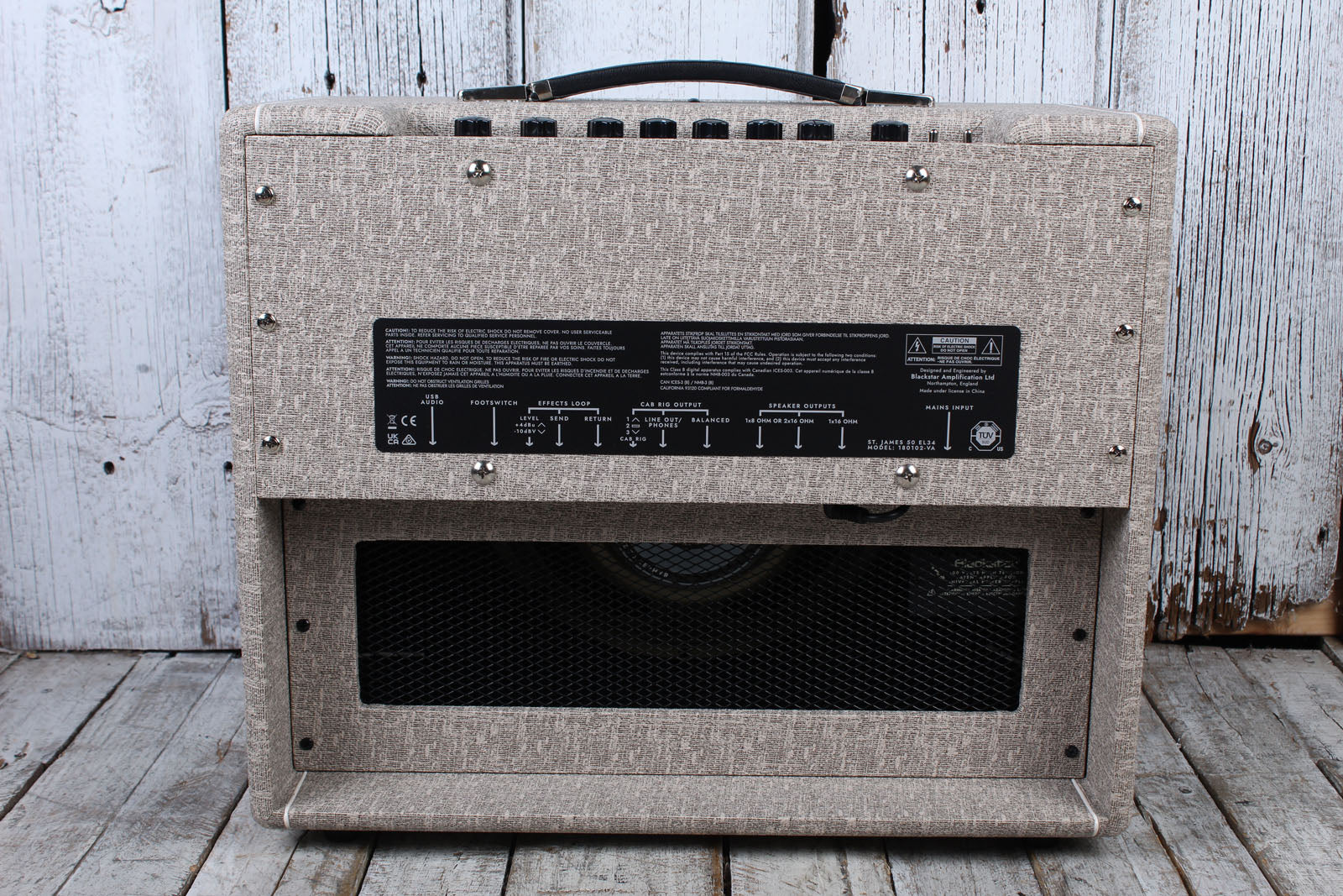 Blackstar St. James 50 EL34 Amplifier 50 Watt 1 x 12 Electric Guitar Combo Amp