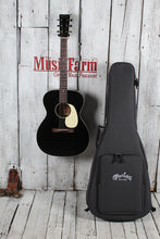Load image into Gallery viewer, Martin 00017E Black Smoke Acoustic Electric Guitar with Soft Shell Case