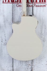 Yamaha Thinline Cutaway Acoustic Electric Guitar Vintage White Finish APX600 VW