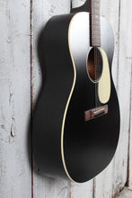 Load image into Gallery viewer, Martin 00017E Black Smoke Acoustic Electric Guitar with Soft Shell Case