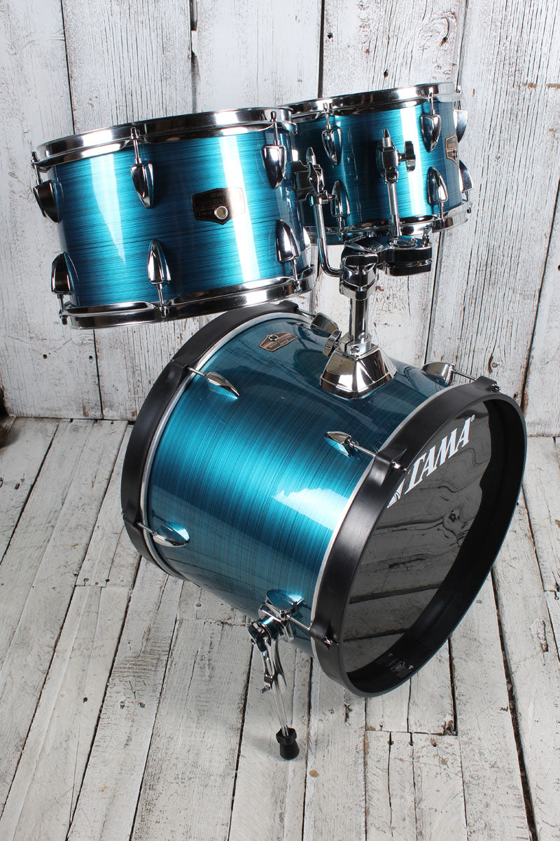 Tama Imperialstar IE58C 5 Piece Drum Set w Snare & Meinl Cymbals Hairline Blue