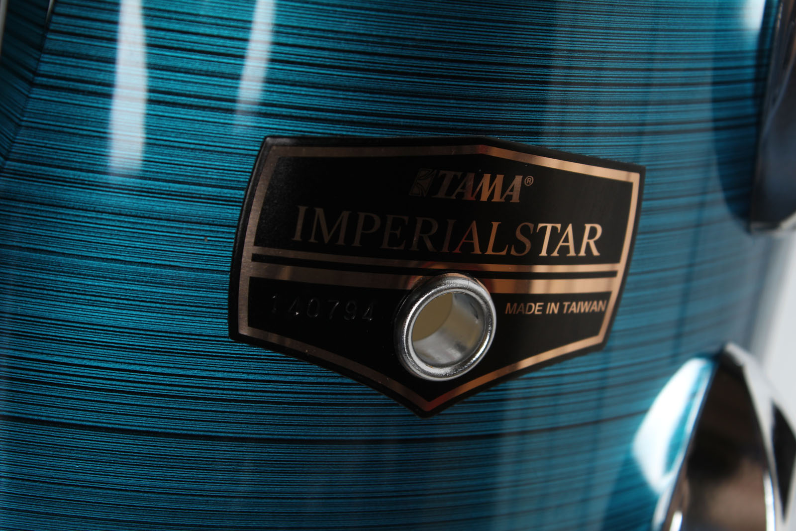 Tama Imperialstar IE58C 5 Piece Drum Set w Snare & Meinl Cymbals Hairline Blue