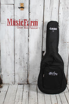 Martin DX Johnny Cash Dreadnought Acoustic Electric Guitar Jett Black w Gig Bag