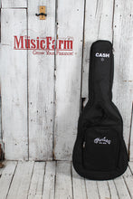 Load image into Gallery viewer, Martin DX Johnny Cash Dreadnought Acoustic Electric Guitar Jett Black w Gig Bag