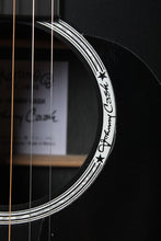 Load image into Gallery viewer, Martin DX Johnny Cash Dreadnought Acoustic Electric Guitar Jett Black w Gig Bag