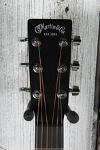 Load image into Gallery viewer, Martin DX Johnny Cash Dreadnought Acoustic Electric Guitar Jett Black w Gig Bag