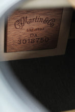 Load image into Gallery viewer, Martin DX Johnny Cash Dreadnought Acoustic Electric Guitar Jett Black w Gig Bag