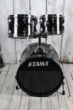 Tama Imperialstar IE58C 5 Piece Drum Set w Snare & Meinl Cymbals Hairline Black