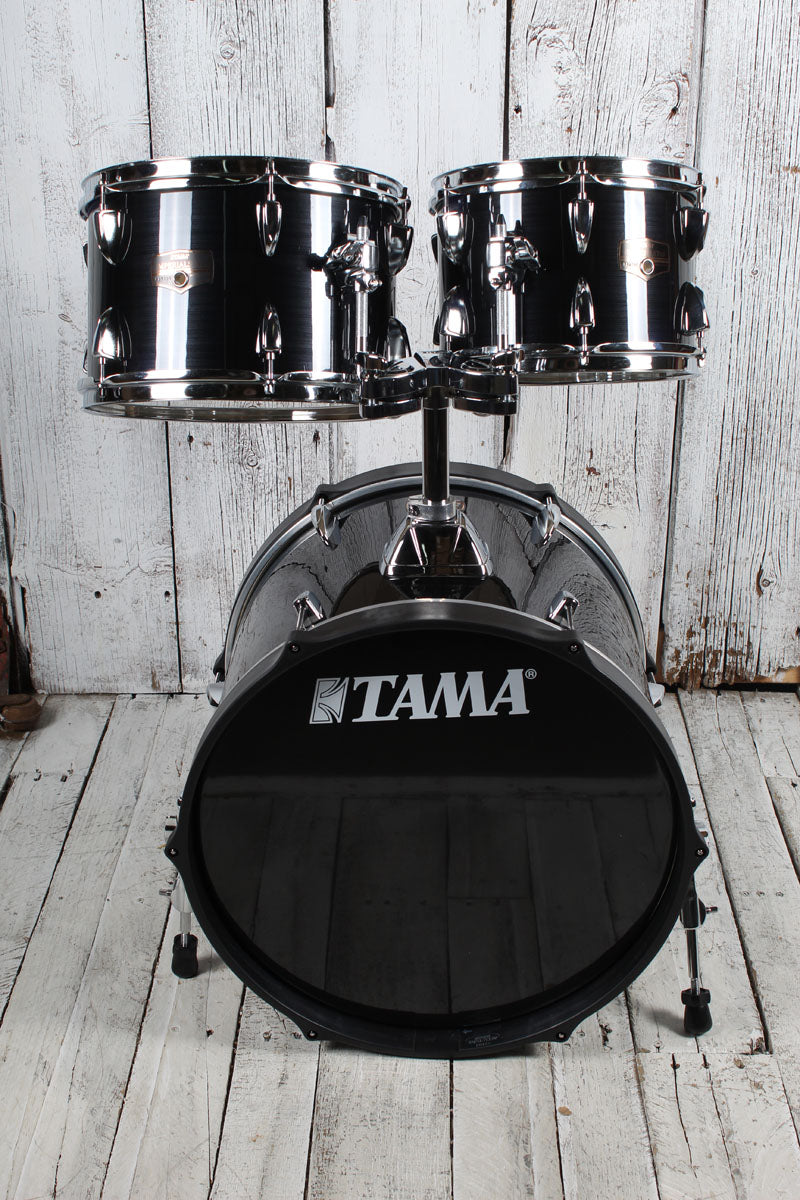 Tama Imperialstar IE58C 5 Piece Drum Set w Snare & Meinl Cymbals Hairline Black