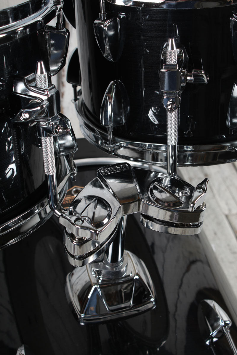 Tama Imperialstar IE58C 5 Piece Drum Set w Snare & Meinl Cymbals Hairline Black