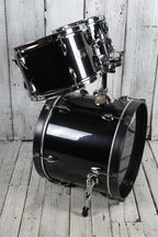 Tama Imperialstar IE58C 5 Piece Drum Set w Snare & Meinl Cymbals Hairline Black