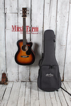 Load image into Gallery viewer, Martin 000C Jr-E Bass Burst 4 String Acoustic Electric Bass Guitar with Gig Bag