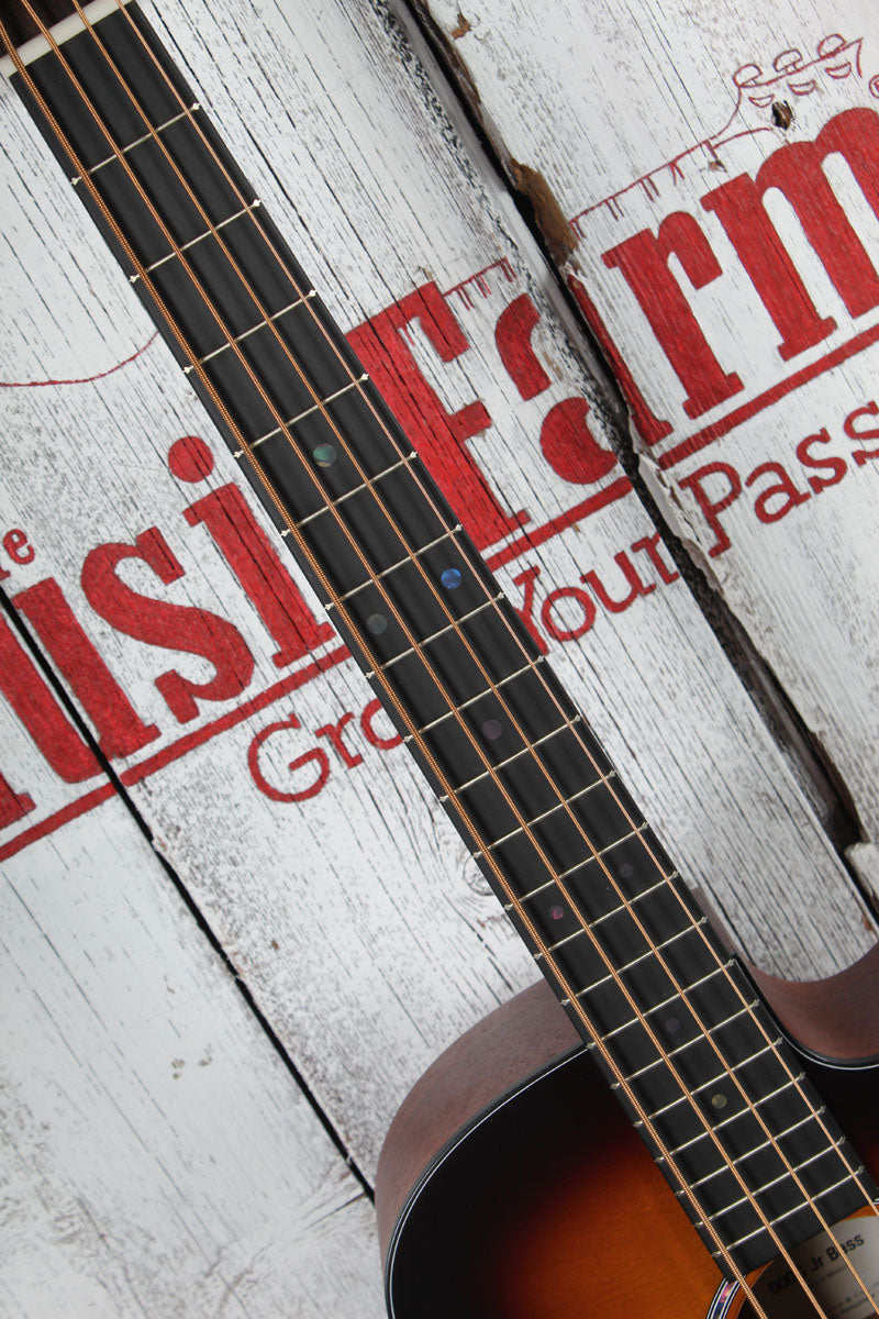 Martin 000C Jr-E Bass Burst 4 String Acoustic Electric Bass Guitar with Gig Bag