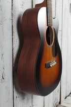 Martin 000C Jr-E Bass Burst 4 String Acoustic Electric Bass Guitar with Gig Bag