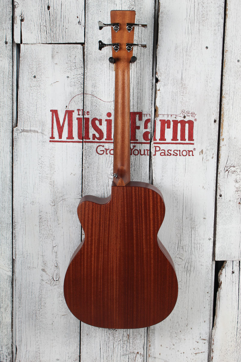 Martin 000C Jr-E Bass Burst 4 String Acoustic Electric Bass Guitar with Gig Bag