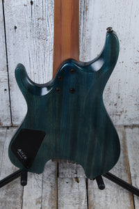 Ibanez Q547PB 7 String Electric Guitar Cosmic Blue Low Gloss with Gig Bag