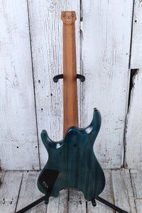 Ibanez Q547PB 7 String Electric Guitar Cosmic Blue Low Gloss with Gig Bag