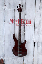 Load image into Gallery viewer, Yamaha TRBX174EW 4 String Bass Electric Guitar Exotic Wood Top Root Beer Finish
