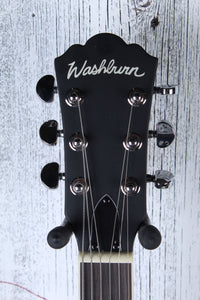 Washburn Americana Series B6 Six String Open Back Banjo with Remo Head