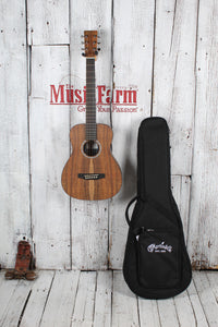 Martin LXK2 Koa Pattern Little Martin Acoustic Guitar Travel Guitar with Gig Bag