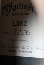 Load image into Gallery viewer, Martin LXK2 Koa Pattern Little Martin Acoustic Guitar Travel Guitar with Gig Bag