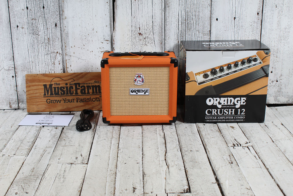 Orange CRUSH 12 Electric Guitar Combo Amplifier 12 Watt Solid State Amp