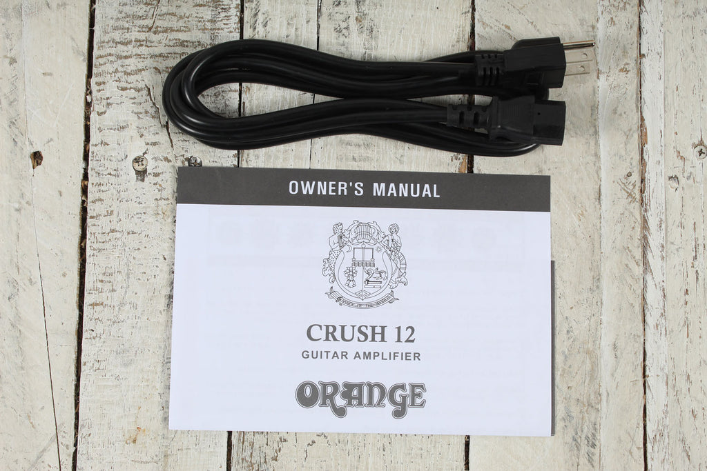 Orange CRUSH 12 Electric Guitar Combo Amplifier 12 Watt Solid State Amp
