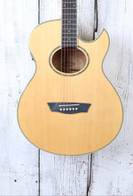 Load image into Gallery viewer, Washburn EA20 Mini Jumbo Cutaway Acoustic Electric Guitar Flame Maple Body