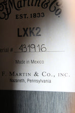 Load image into Gallery viewer, Martin LXK2 Koa Pattern Little Martin Acoustic Guitar Travel Guitar with Gig Bag