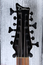 Load image into Gallery viewer, Dean Rhapsody 12 Trans Black 12 String Electric Bass Guitar EMG HH RH12 TBK