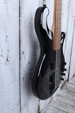 Load image into Gallery viewer, Dean Rhapsody 12 Trans Black 12 String Electric Bass Guitar EMG HH RH12 TBK