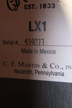 Load image into Gallery viewer, Martin LX1 Little Martin Left Handed Acoustic Guitar Solid Spruce Top w Gig Bag