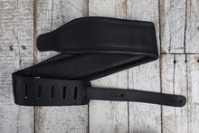 Load image into Gallery viewer, Levy&#39;s PM32BH-BLK 3.25 Inch Wide Butter Leather Guitar Strap Black