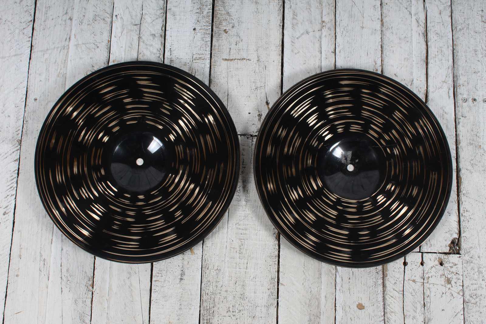 Meinl CC14DAH Customs Classic Dark HiHat Cymbal 14 Inch Hi Hat Drum Cymbal Pair