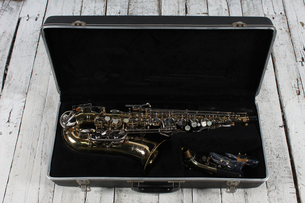 Selmer Bundy II Alto Saxophone Student Alto Sax with Hardshell Case