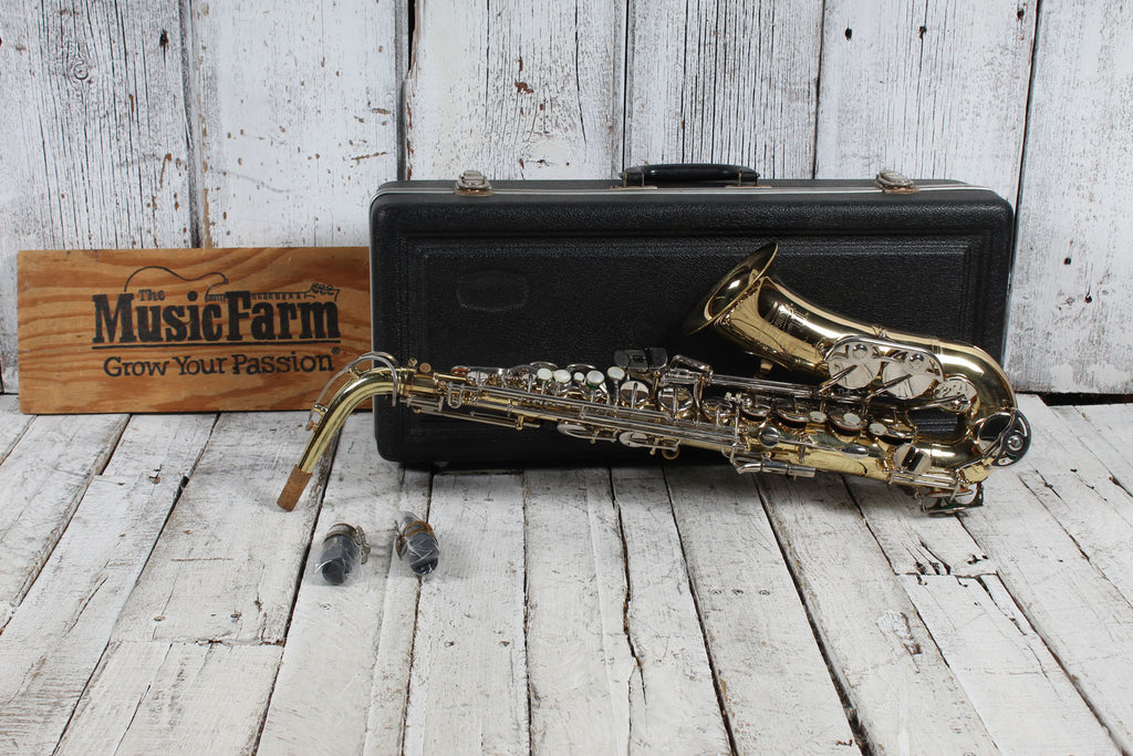 Selmer Bundy II Alto Saxophone Student Alto Sax with Hardshell Case