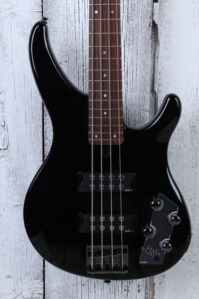 Yamaha 4 String Electric Bass Guitar Active Electronics Black Finish TRBX304 BL