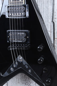 Kramer Dave Mustaine Vanguard Electric Guitar Ebony with Hardshell Case