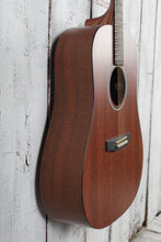 Load image into Gallery viewer, Martin D-X1E Mahogany D-14 Fret Dreadnought Acoustic Electric Guitar w Gig Bag