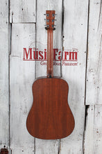 Load image into Gallery viewer, Martin D-X1E Mahogany D-14 Fret Dreadnought Acoustic Electric Guitar w Gig Bag