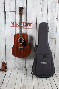 Martin D-10E Road Series Dreadnought Sapele Acoustic Electric Guitar w Gig Bag