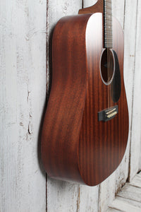 Martin D-10E Road Series Dreadnought Sapele Acoustic Electric Guitar w Gig Bag