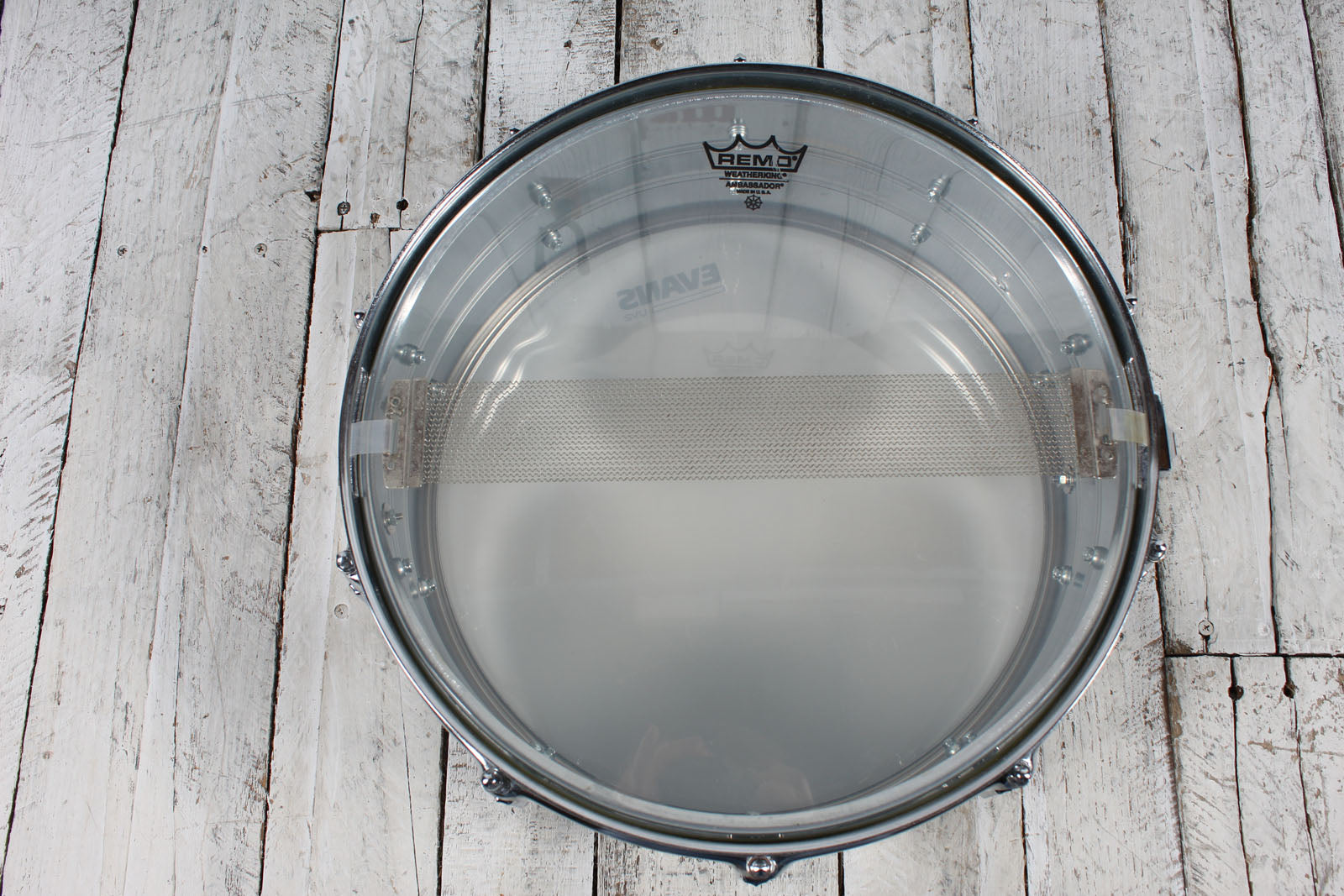 Pearl Snare Drum 14 x 5.5 Steel Snare Drum with Pad and Hardshell Case