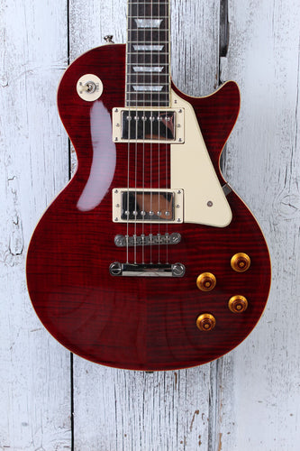 Epiphone 2013 Les Paul Standard Plustop Pro Electric Guitar Wine Red with Case